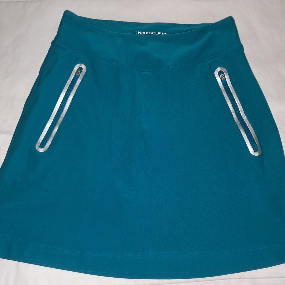 Nike Golf Tour Performance Skort Skirt Dri-Fit Teal XS